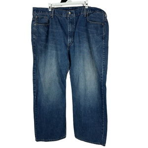 Levis Mens 559 Relaxed Straight Fit Jeans 44x30 Blue Denim